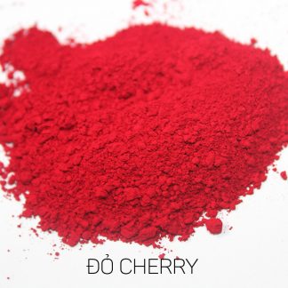 màu khoáng làm son, đỏ cherry