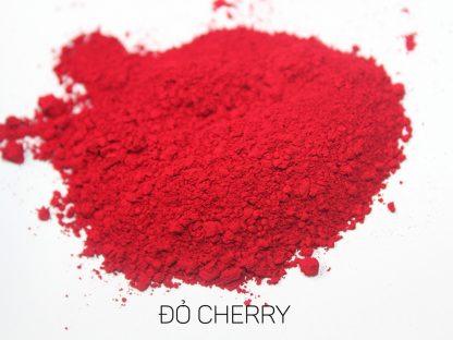 màu khoáng làm son, đỏ cherry