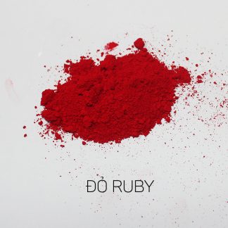 màu khoáng làm son, đỏ ruby