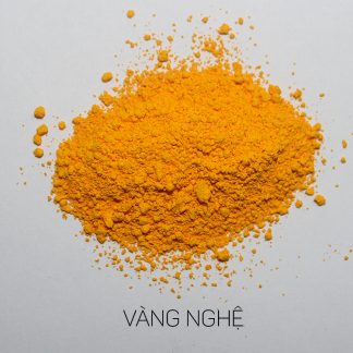 Màu khoáng làm son, vàng nghệ