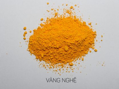 Màu khoáng làm son, vàng nghệ
