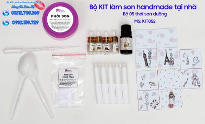 BỘ KIT LÀM SON DƯỠNG MÔI HANDMADE