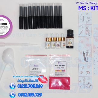 BỘ KIT SON DƯỠNG MÔI HANDMADE