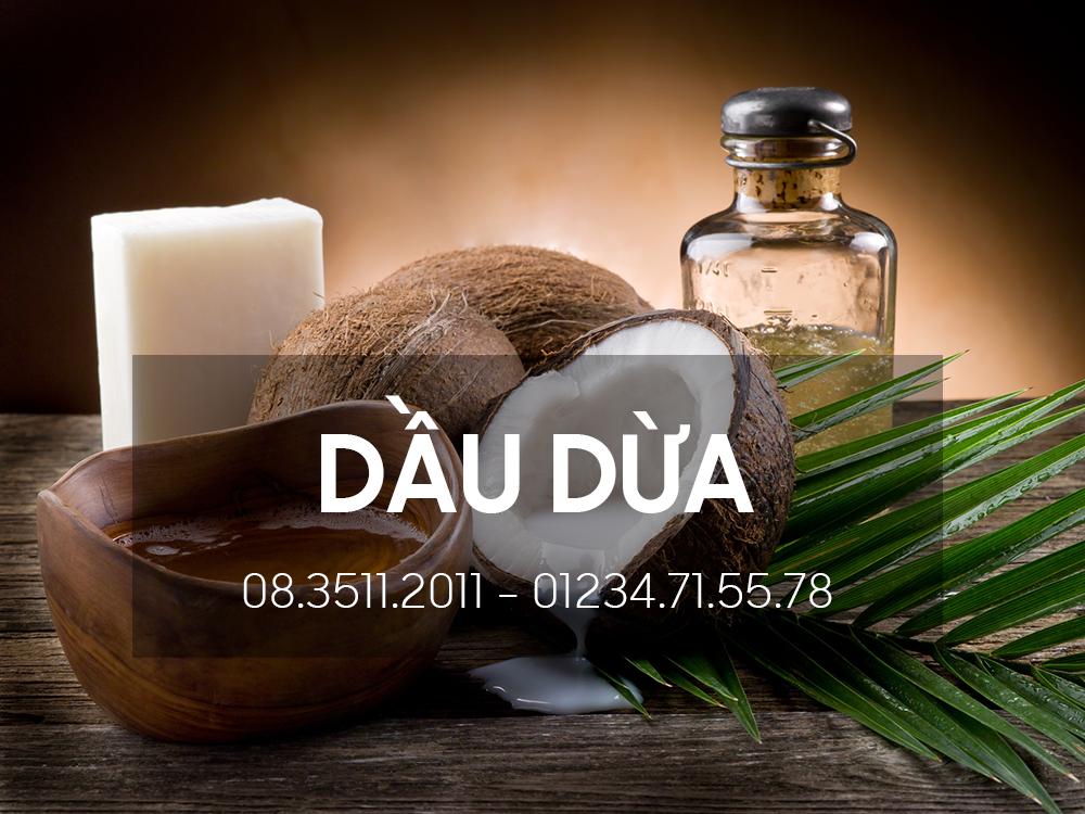 Dầu dừa trắng tinh chế