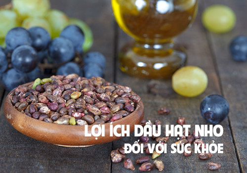 Lợi ích của dầu hạt nho cho sức khỏe